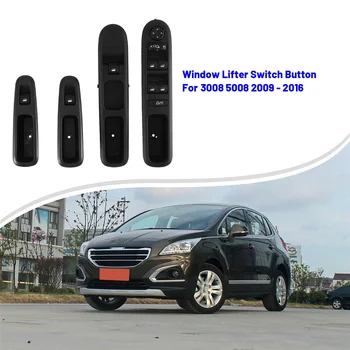 4 Tk Auto Power Window Control Switch Window Lifter Lüliti Nuppu Peugeot 3008 5008 2009 - 2016