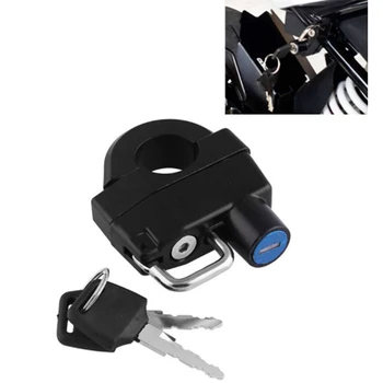 Must Mootorratta Kiiver Lukk Katte Lukk Elektriline Ukse Õli Kork Durable Security Portable Anti-Varguse Ees Lukk