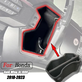 Honda Gold Wing GL1800 GL1800B F6B Dct Tour 2018-2023 Must torage Kasti Console Kasti Vooder Keskmine Lahter
