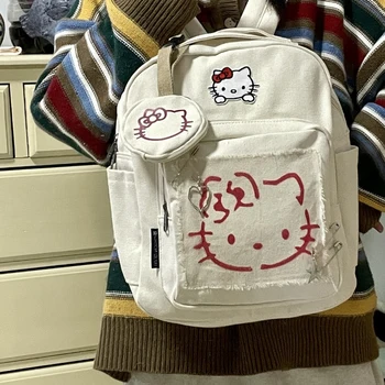 Sanrio Seljakott Anime Hello Kitty koolikotid Cartoon Kawaii Kott Tüdruk Suure Mahutavusega (Fashion Reisi Seljakott koolitarbed