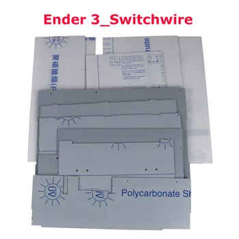 Blurolls Ender_Switchwire Ruum Upgrade Kit Läbipaistev ja Must-PC Paneelid Ender3 uuendada Voron Switchwire