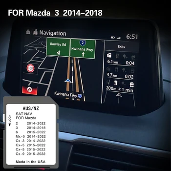 Sobivad Mazda 3 2014-2018 Uusim Update Kaardi Andmed Austraalia Uus-Meremaa SD Navi GPS Kaart
