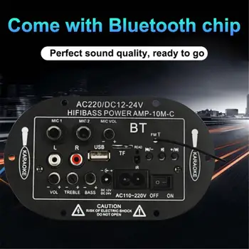 35W Võimendi Juhatuse Audio Bluetooth Amplificador Subwoofer DIY Võimsusvõimendid, USB-FM-Raadio-TF Player Auto Veoauto RV Camper