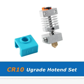CR10 Kõik Metallist Hotend Ekstruuderis Kit 0.4 mm MK8 Otsik Trükkimine Pea Komplekt Creality Ender-3 CR-10S Mikro-Šveitsi 3D Printeri Osad