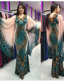 Boubou Africain Femme Prindi Aafrika Kleidid Naistele Dashiki Aafrika Riided Pluss Suurus Batwing Varruka Ankara Kleit, Pidu Kleit
