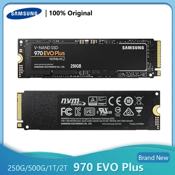 Originaal SAMSUNG 970 EVO Plus NVMe M. 2 1 tb SSD 500GB 250G Solid State Drive TLC Kõvaketta PCIe Gen 3x4 M2 SSD Sülearvuti Lauaarvuti