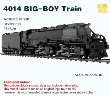 KES-89126 4014 Rongi BIG-BOY Mudel Mille PDF Joonised LEGOin Hoone Plokid, Tellised Lapsed DIY Mänguasjad Sünnipäeva jõulukinke
