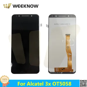 AAA Jaoks Alcatel 3X 2018 5058 5058D 5058T 5058A 5058Y 5058i LCD Ekraan Replacment puutepaneel+Digitizer Ekraan Assamblee OT 5058