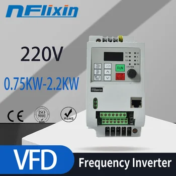 220V1.5KW 2,2 KW, 4KWSingle-Faasiline sisend-ja 3-Faasiline Output Frequency Converter / Reguleeritav Kiirus Drive / sagedusmuundur / VFD