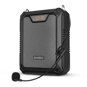 SHIDU M900 Juhtmega Mikrofon 25 Watt-PROTOKOLLI 5 Veekindel kaasaskantav hääl võimendi Dual Voice Coil Kõlar Akulaadija hääl ampli