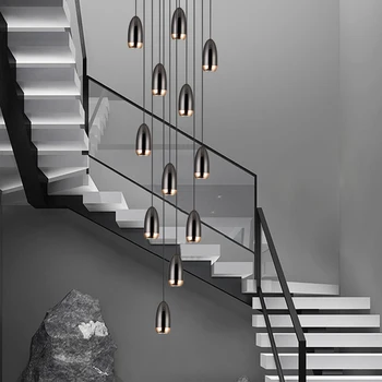 Disainer Penthouse Lühter Villa Rippuvad Mini LED-Köök elutuba Lamp Kaasaegne sisevalgustus, Trepikoda Lühter