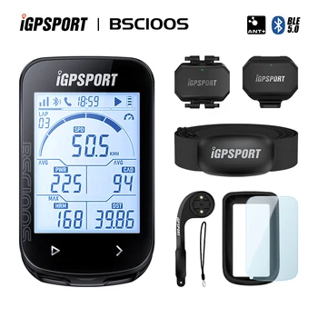 IGPSPORT BSC100S KGT 100S GPS Tsükli Bike Arvuti Traadita Jalgratta Spidomeeter Digitaalne Stopper Jalgrattasõit odomeetri Näit ANT/silmas on gaasimull Andur