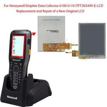 Näiteks Honeywell Dolphin Andmete Koguja 6100 6110 (TFT3N3499-E) LCD Asendamine ja Remont Uute Originaal-LCD