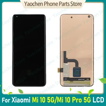 eest Xiaomi Mi 10 LCD M2001J2G Ekraan Puutetundlik Digitizer Ekraan Pantalla Jaoks Xiaomi Mi 10 Pro 5G Ekraan