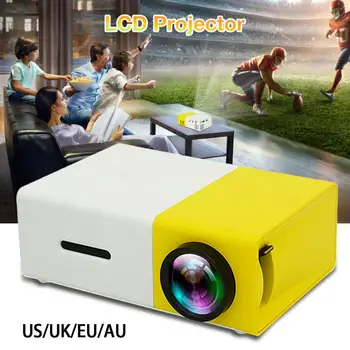 YG300 1080P Mini Projektor Sisseehitatud Aku Kõlar 600 Luumenit Smart Home LED Media Player Nutikas Telefon Proyectores Projektorid