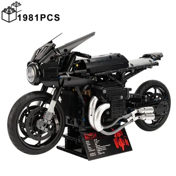 1981PCS Tehnilised Pimeduse Rüütel 1:5 Pvt Motorcyle ehitusplokid Batcycle Mootorratas KES Assemblr Tellised, Mänguasjad, Kingitused Poiss Lapsed