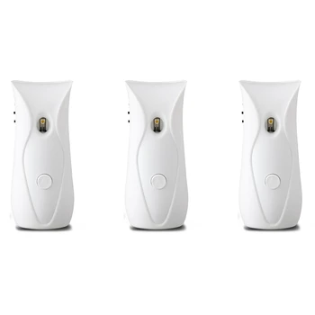 3X Automaatne õhuvärskendaja Dispenser Vannituba Ajastatud õhuvärskendaja Spray Seinale Paigaldatud Automaatne Lõhn Dispenser Kodu