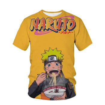 2023 Uus Bandia Naruto 3D Trükitud Meeste ja Naiste T-särgid Jaapani Anime Poiste ja Tüdrukute Suur Särgid Lühikese varrukaga, kanna Riideid