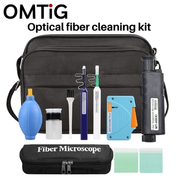 12tk/set Professionaalne Fiber Optic Cleaning Set Puhastus Mikroskoobi ja Vaba Shipping