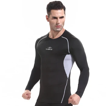 X1498 Treening, fitness meeste Lühikese varrukaga t-särk meestele, termilise lihaste kulturismis kanda compression Elastne Slim kasutada rõivad