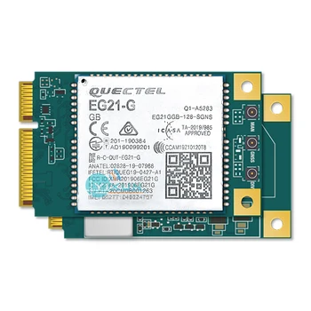 Quectel EG21-G Mini PCIe LTE kategooria 1 moodul Maailmas LTE UMTS/HSPA GSM/GPRS/EDGE levialas GPS GLONASS BeiDou Galileo QZSS
