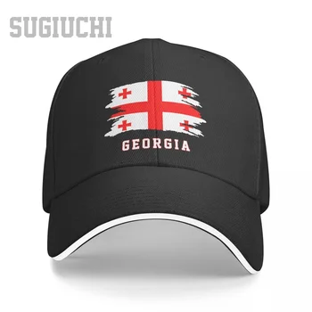 Unisex Sandwich Gruusia Lipu Gruusia Baseball Cap Mehed Naised Hip-Hop Mütsid Snapback Golf Müts Kalapüük