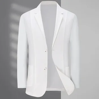 6838-2023 uus korea trendikas äri, vaba aja veetmise professionaalne jope meestele kerge luksus Yinglun stiilis ülikond