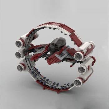 UUS 620PCS Osad, Star Seeria KES Obi-Wan ' s Interceptor w/ Hyperdrive Ringi ehitusplokid Mudel DIY Tellised Mänguasjad Lastele Kingitusi