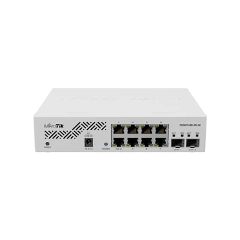 MikroTik CSS610-8G-2S+Pilv Smart Switch, Kaheksa 1G Ethernet porti ja kaks SFP+ porti 10G fiber side, MAC filtreid