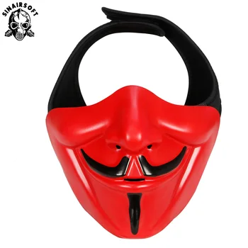 SINAIRSOFT Taktikaline Naeratav Mask Hannya Halloween Airsoft Maskid KIIRE Kiiver, Mask CS Shooting Cosplay Paintball Tarvikud