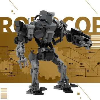 Kes RoboCoped Robot Kain Mehaaniline Mecha ehitusplokid Määrata Assamblee Tellised Filmi Tegevus Näitajad Mudel Mänguasjad Lastele Kingitus
