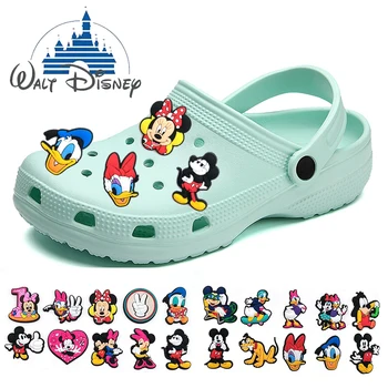 Disney Jibz Mickey Kollektsiooni 1tk Pvc Kingad Võlusid Cute Cartoon Diy Puukingad Tarvikud Laste Sandaal Croc Võlusid
