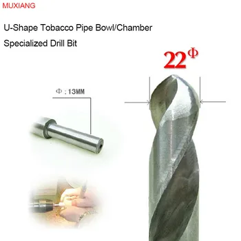 MUXIANG Tubaka Toru Kaussi Drill Bit, U-kuju 22 mm Läbimõõduga Suitsetaja Koda Saadaval Trei-ja Bench Drill jb0036