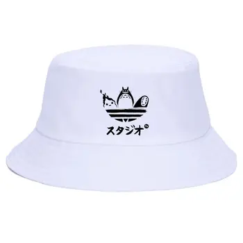 Anime Multikas Totoro Spirited Away Kopp Müts Suvel Nägu Ei Näota Ühise Põllumajanduspoliitika Panama Puuvillane Topelt Kiht Kangast Päikesekaitsetoodete Mütsid