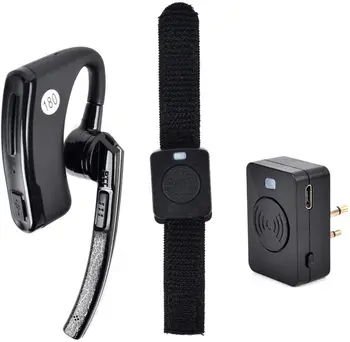 Walkie Talkie, Traadita Kõrvaklapid Bluetooth-Peakomplekti kahesuunaline Raadio, BT Kõrvaklappide Kuular Jaoks Kenwood TYT Baofeng 888S UV-82 UV5R