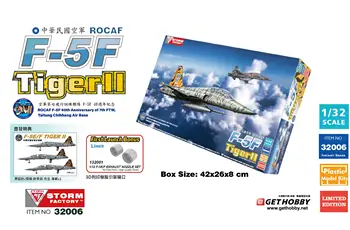 Torm Tehase Vabaduse 32006 1/32 Skaala ROCAF F-5F Tiger II 40. Aastapäeva 7. FTW