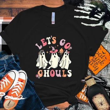Uus Halloween lähme Ghouls Kirja, Print T-Särk Naiste Mood Vabaaja Suvel Jahe Shirs Unisex Halloween T-Särk