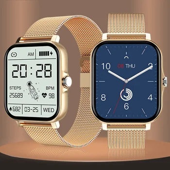 Meeste ja naiste digitaalse smart kellad, sport kellad, Südame löögisageduse monitor, kõned, metall, kingitused, uus, 2023 CE-Kuum