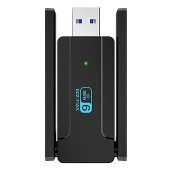 USB Wifi Adapter USB3.0 Wifi6 Traadita Võrgu Kaart AX1800M 2.4 G/5Ghz Dual Band kiire Võrgu Kaart