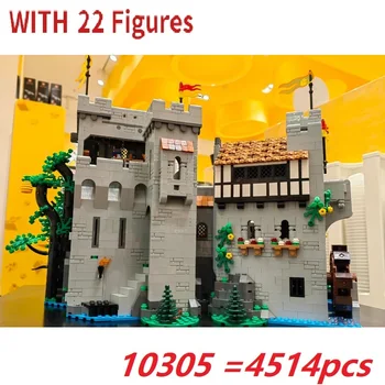 LAOS 85666 4514PCS Lion King Castle Mudel ehitusplokid Tellised Kokkupanek Sünnipäev, Jõulud, Kingitus, Mänguasjad Ühilduv 10305