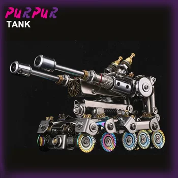 Punk Muutuva Täpsusega 3D-kolmemõõtmeline Metalli kokku pandud Tanki Mudel Puzzle Klotsid, Täiskasvanute ja Laste Mehaaniliste Mänguasjade Kingitus
