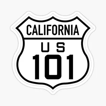 Highway 101 California Usa 5TK Auto Kleebised Kaunistused Kleebised Tuba Prindi Sülearvuti Armas Auto Kunsti elutuba Kodu