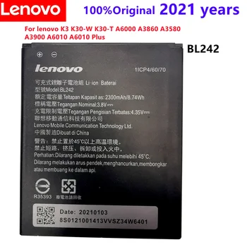 New Kõrge Kvaliteediga Aku BL242 Lenovo K3 K30-W K30-T A6000 A3860 A3580 A3900 A6010 A6010 Pluss Mobiiltelefonide Akud