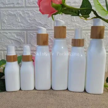 Hulgi-Ilu Spray Portselan-Valge Body Lotion Pudel Tühi Kosmeetikatoodete Pakendid Viaal Eeterlikku Õli Pudel, Naha Hooldus Mahuti