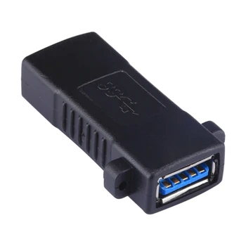 USB 3.0 Naine, et Naine Extender Converter Pesa Panel Mount Adapter Seina Plaat Pistik Standard Siduri Juhtme Pistik 1tk