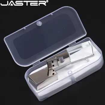 JASTER USB Flash Drives Gold Crystal 128GB Tasuta Custom Logo U Disk 64GB Väline Ladustamine 32GB mälupulk 16GB Mälukaart 8GB
