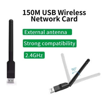 150Mbps 2.4 G Ralink-RT8188 Traadita Võrgu Kaart USB 2Dbi Wifi Antenn WLAN Adapter Dongle Võrgu Kaart PC Sülearvuti