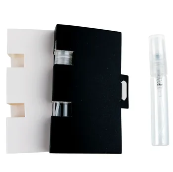 100tk/palju 2ML 3ML Selge, Mini Parfüümi Klaasist Pudel Tühi Kosmeetika Konteiner Proovi Katseklaasi Viaali kinkekarbis, mille pakendil