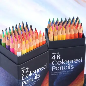 Kaasaskantav Algajatele Colord Pencil Set 72PCS/Pack värviraamatud DIY Graffiti