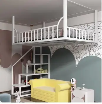 Sepistatud rauast, mis rippus voodi lastele Väike korter loft multi-funktsionaalse ruumi kokkuhoiu rippus voodi